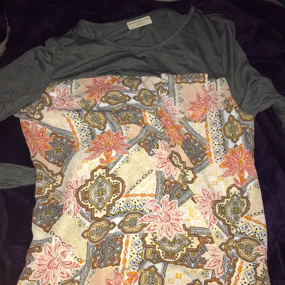Long sleeve shirt, many different colors and designs got many compliments!